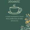 Tea Time Journal cover with botanical design for travel notes, reflections, and daily adventures