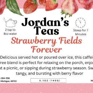 Michigan Strawberry Tea (Strawberry Fields Forever)